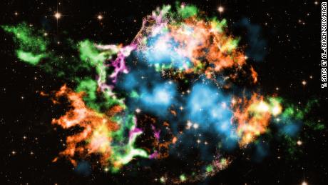 超新星でのチタンの泡の発見は、星の爆発の謎を解くのに役立つ可能性があります