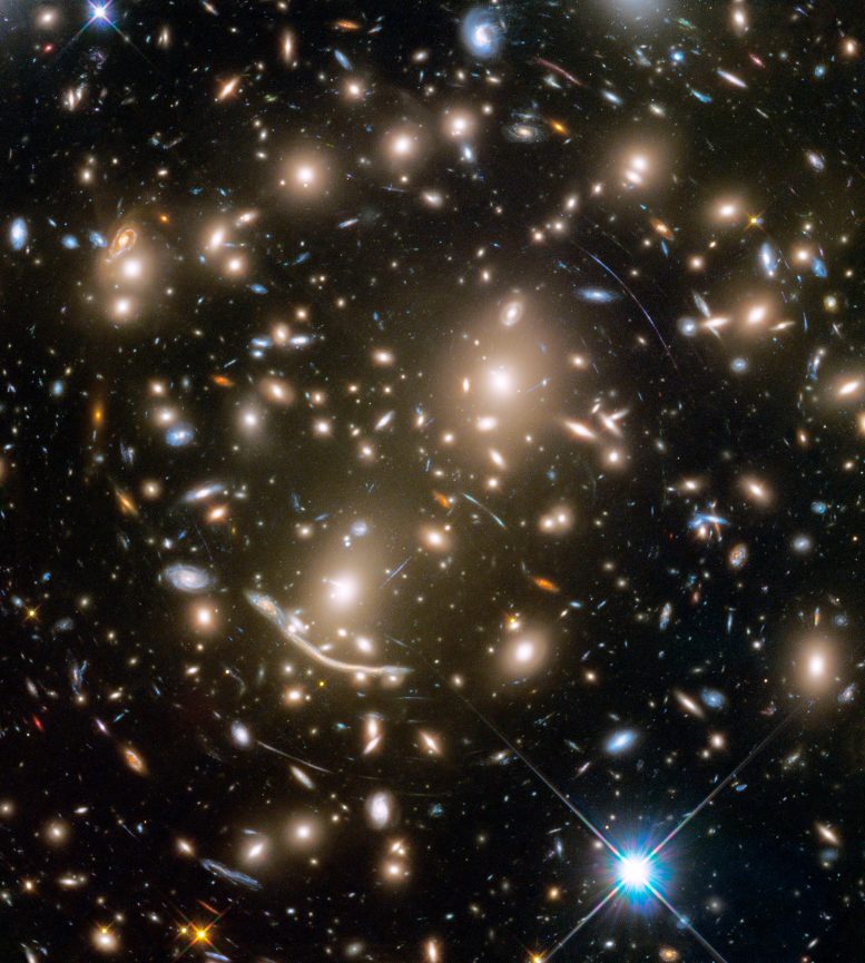 Abell 370 Galaxy Cluster Hubble