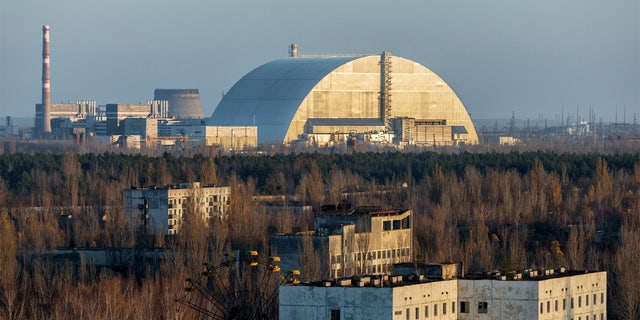 2019年に見られたチェルノブイリ原子力発電所。 