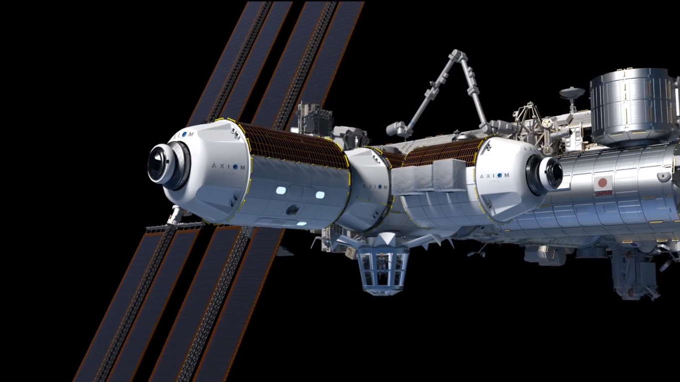 アクシアムスペースは、国際宇宙ステーションの個人の家への観光宇宙飛行を予約しています（アーティストの視点からここに示されています）。 しかし、それは安くはありません：旅行は5500万ドルかかりました。