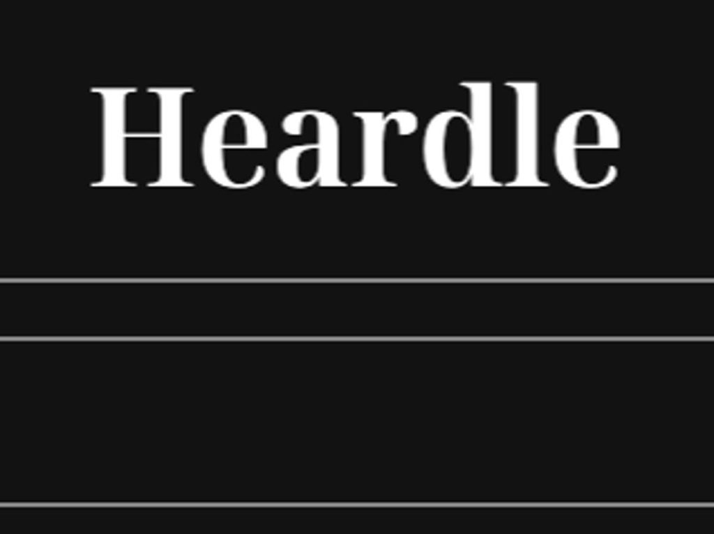Heardle：音楽愛好家のための新しいWordle