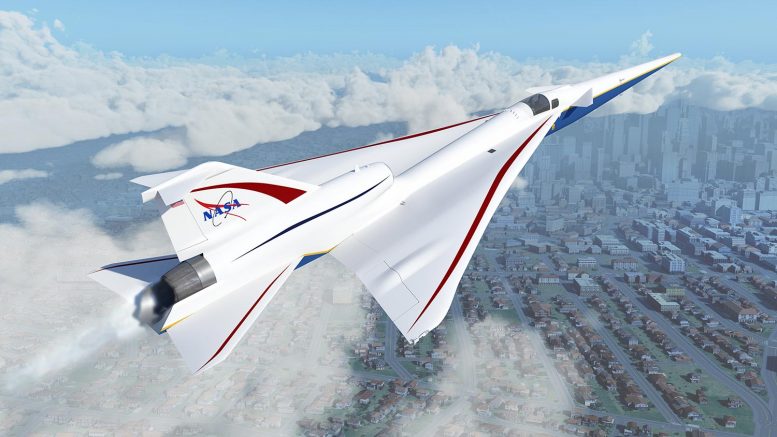 NASAのX-59超音速静かな飛行機