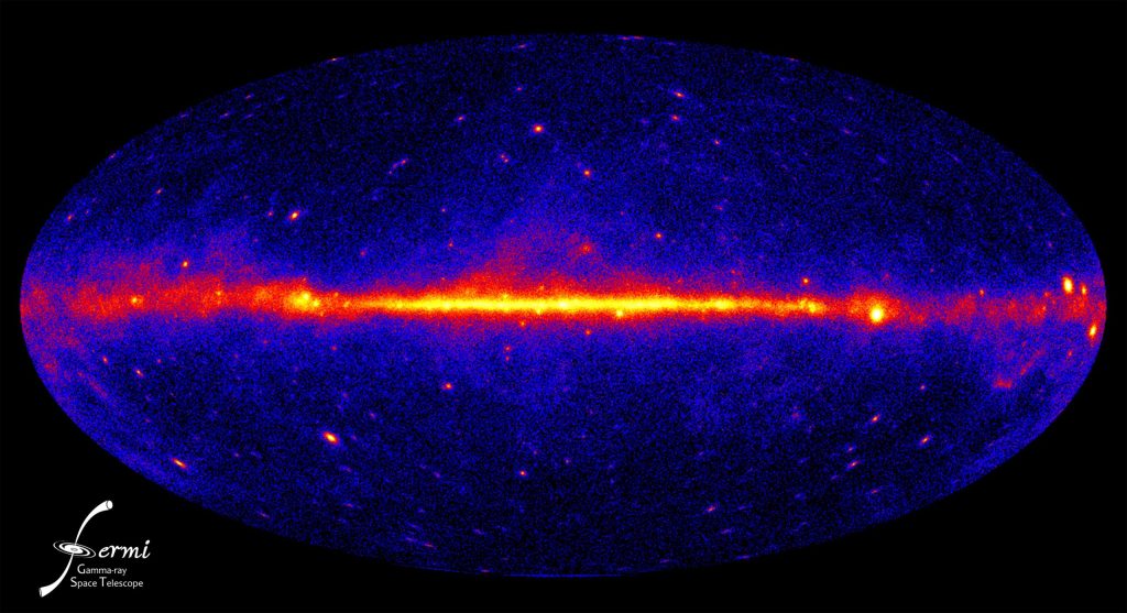 銀河の中心から来る奇妙な銀河の信号は、新しい説明の可能性があります