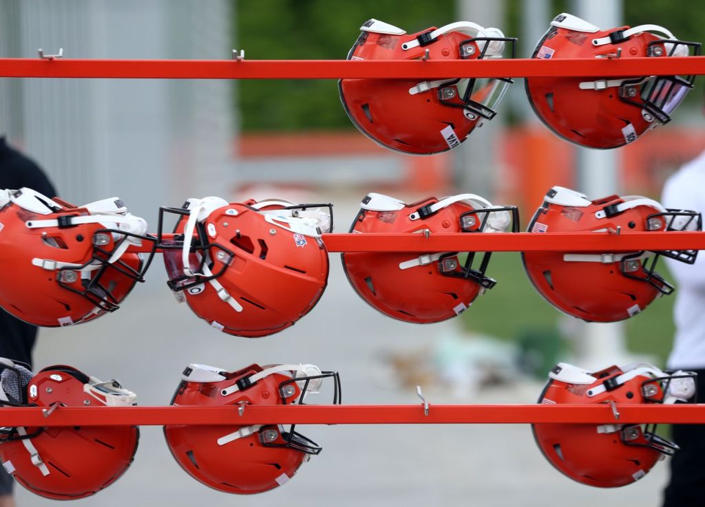 THESE ARE FOOTBALL HELMETS