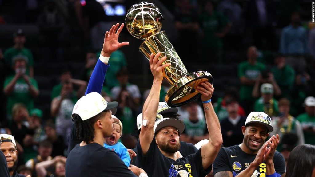 NBAファイナル：MVPのステフィンカリーが率いるゴールデンステートウォリアーズがボストンセルティックスにゲーム6で勝利してチャンピオンシップを勝ち取ります