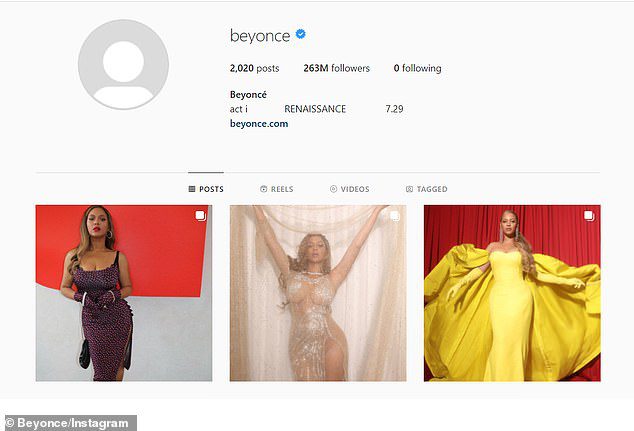 ソーシャルメディアで3億4,850万人のフォロワーを持つ40歳のR＆B歌手は、Instagram/Twitterの略歴を次のように変更しました。「actiRENAISSANCE7.29」