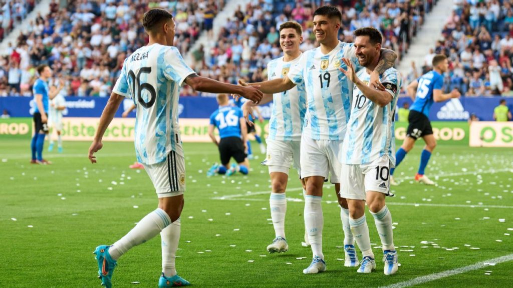 アルゼンチンvsエストニア-サッカーの試合レポート-2022年6月5日