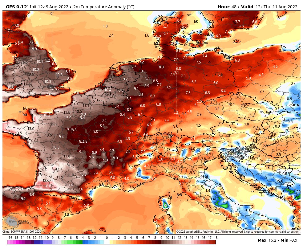 猛暑の別の波がヨーロッパをターゲットにしており、アラートが発生しています
