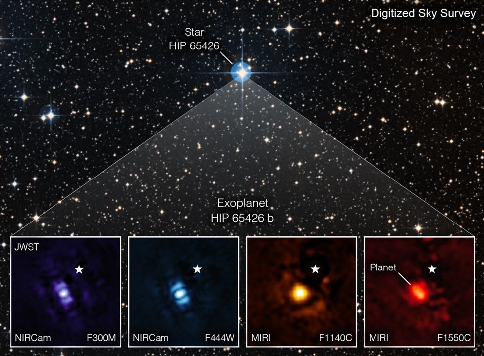 NASA の James Webb は、太陽系外の惑星の最初の直接画像を公開しました。