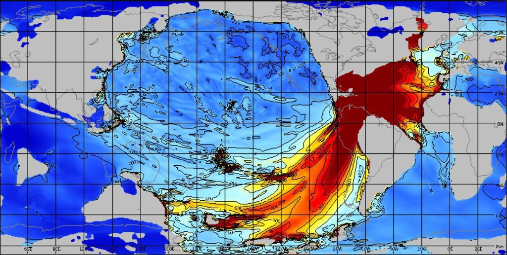 致命的な恐竜の小惑星は、数マイルの高さの波で残忍な地球規模の津波を引き起こしました