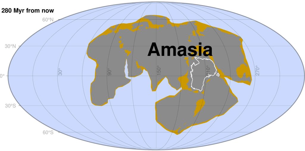 ハ！ 世界の次の超大陸、アマスヤ
