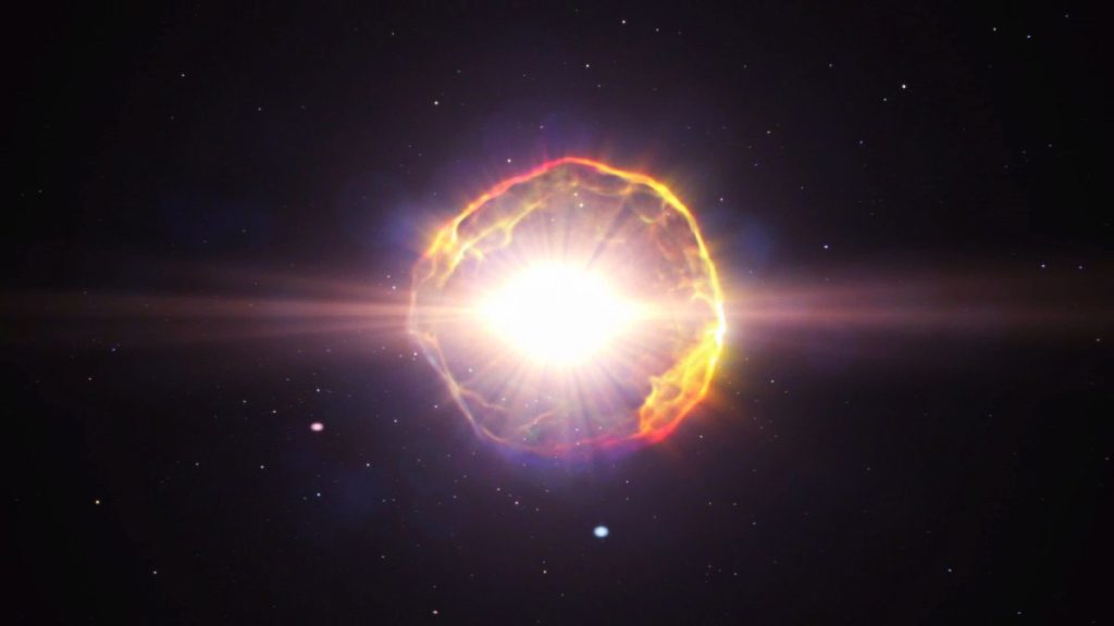 科学者によって発見された宇宙での異常に大規模で強力な超新星爆発