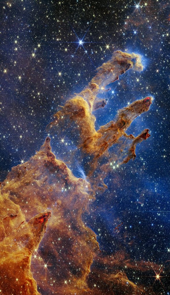 Pillars of Creation (Webb NIRCam Image)