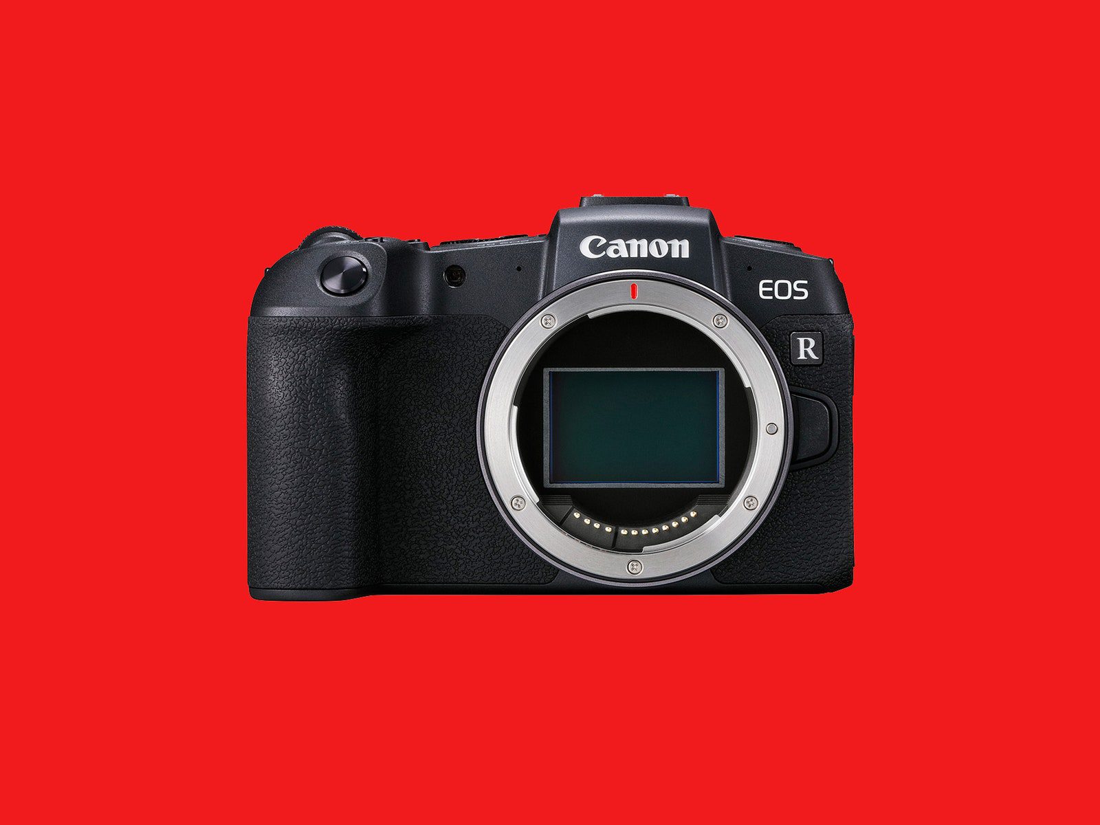 レンズを取り付けていない Canon EOS R カメラ