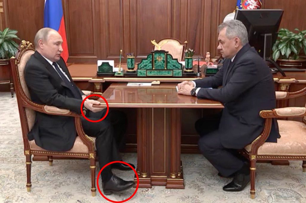 ウラジミール・プーチンは最近の会議でテーブルを持っており、彼の健康についての憶測につながっています.