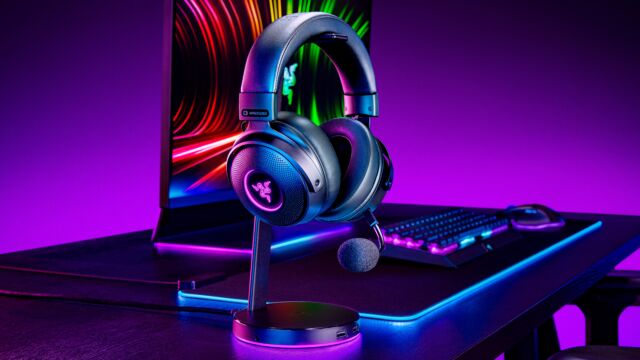 ワイヤレス Razer Kraken V3 Pro。