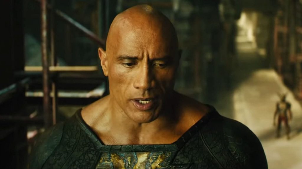 Black Adam is screening in theaters