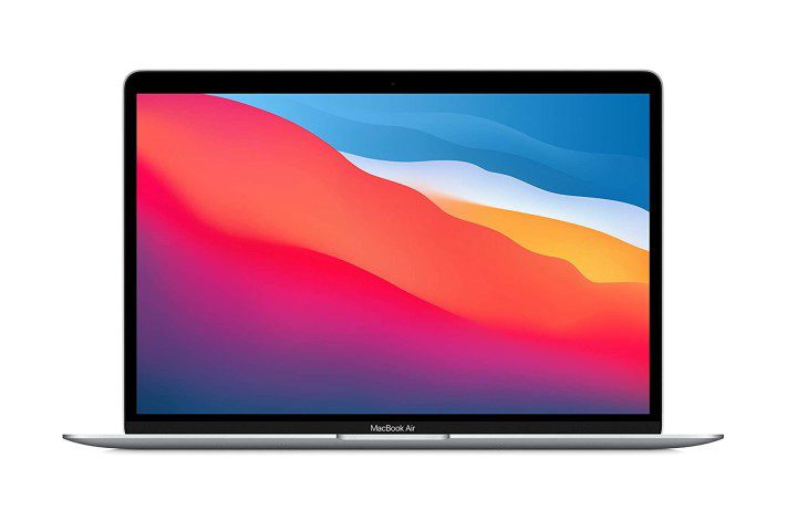 白い背景に Apple MacBook Air 2020 ラップトップ。