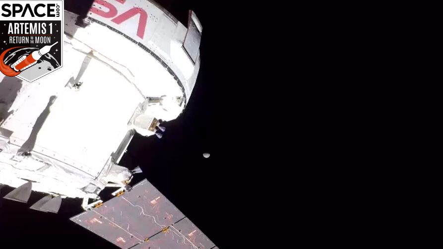 アルテミス 1 オリオン宇宙船がビデオで初めて月を見る