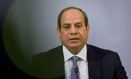 アブデル・ファタ・エル・シシ、エジプト大統領。