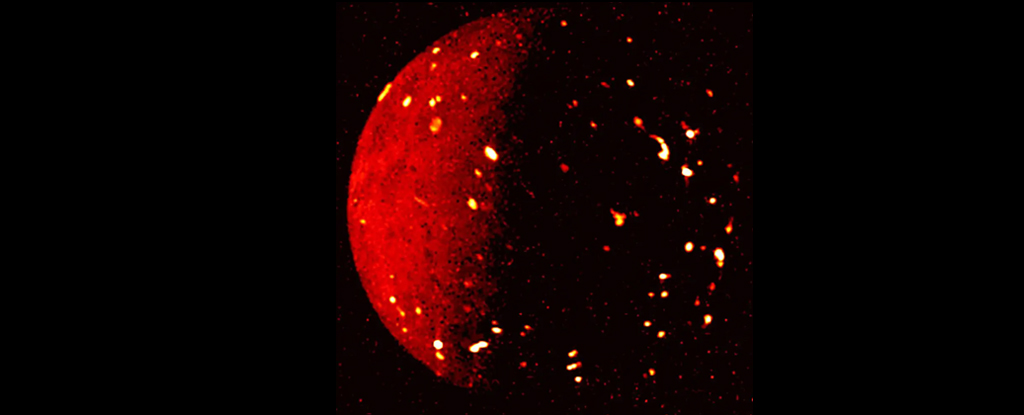 木星の月に輝く赤い溶岩がNASAの驚くべき新しい画像で明らかに：ScienceAlert